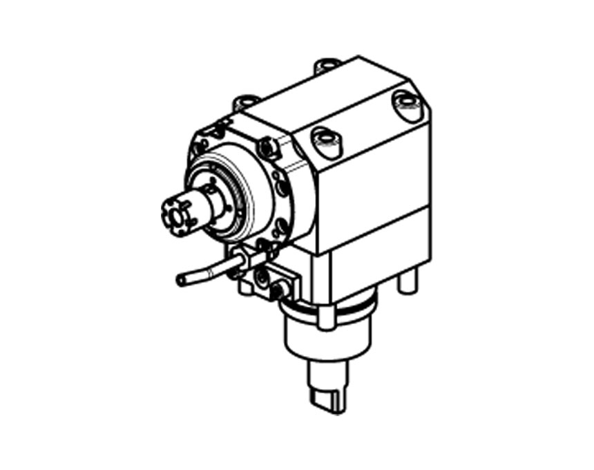 AXIAL DRIVEN TOOL H=70 mm GEARED-UP I=1:5.625