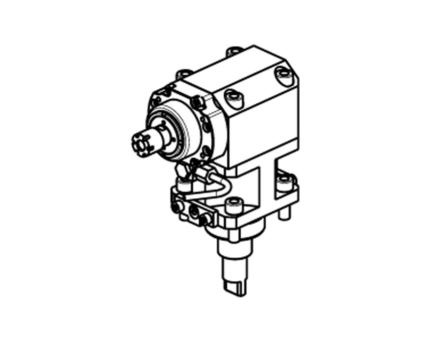 AXIAL DRIVEN TOOL H=100 mm GEARED-UP I=1:5.625