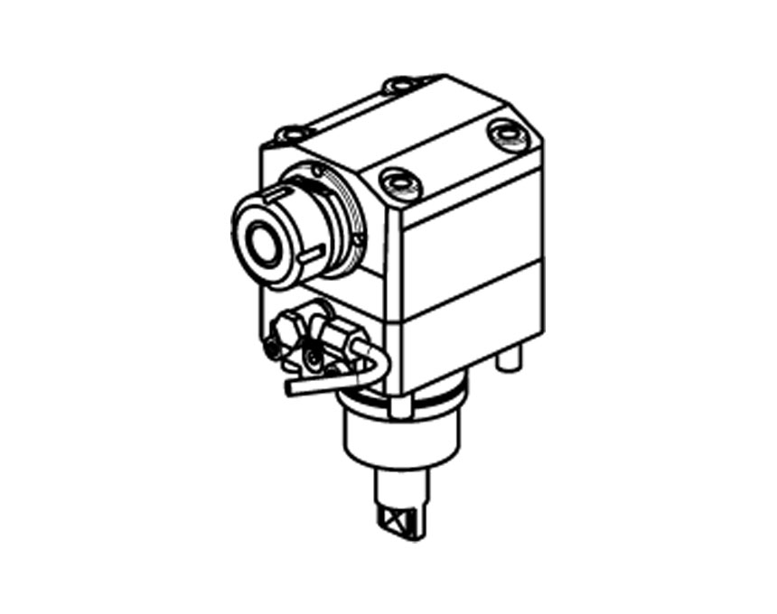 AXIAL DRIVEN TOOL H=70 mm FOR INTERNAL POLYGON CUTTING