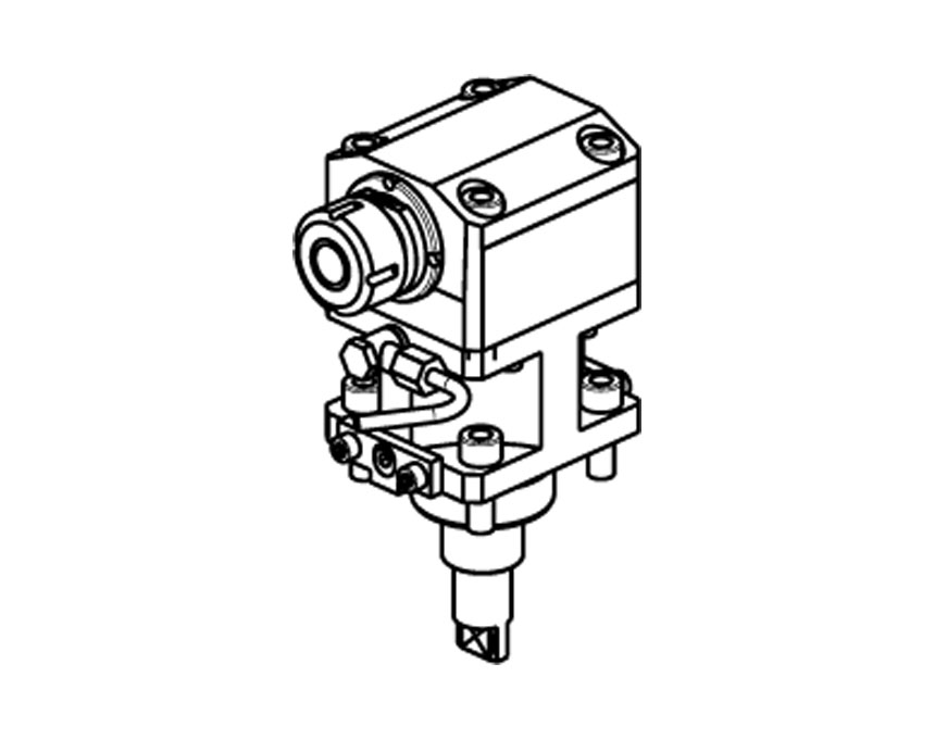 AXIAL DRIVEN TOOL H=100 mm FOR INTERNAL POLYGON CUTTING